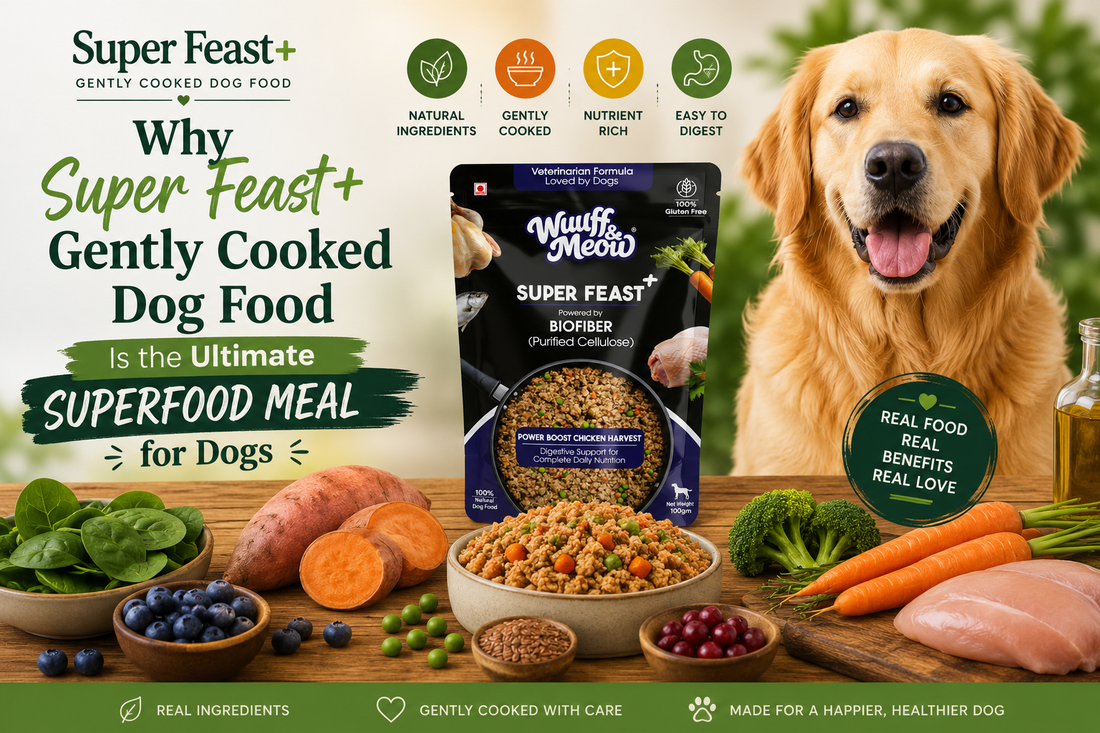 Superfood Meal for Dogs: Super Feast+ Vet-Formulated Dog Food | Wuuff & Meow