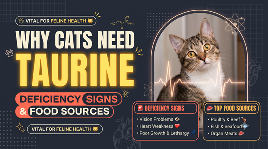 Why Cats Need Taurine: Deficiency Signs & Food Sources