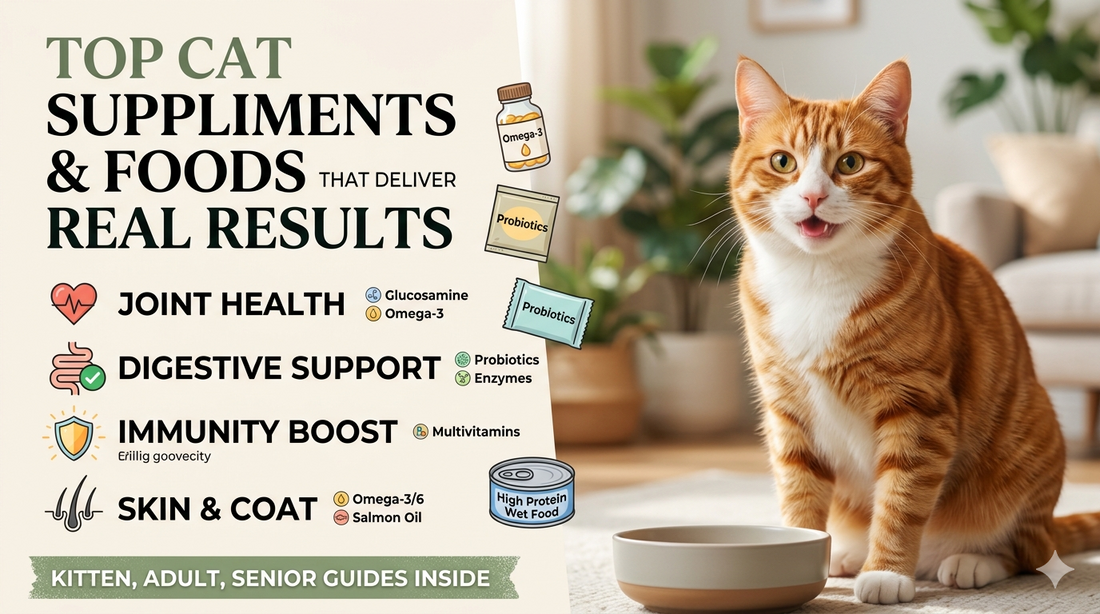 Top Cat Supplements & Foods That Deliver Real Results - Wuuff&Meow