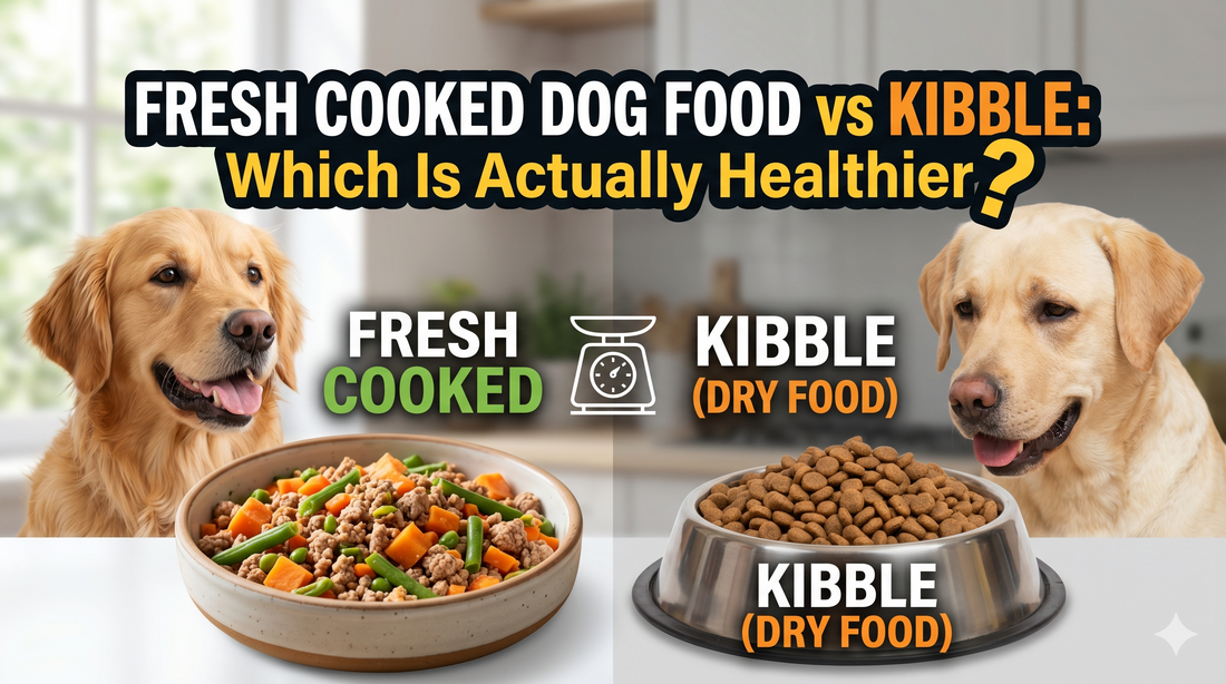 Fresh Cooked Dog Food vs Kibble: Which Is Actually Healthier? - Wuuff&Meow