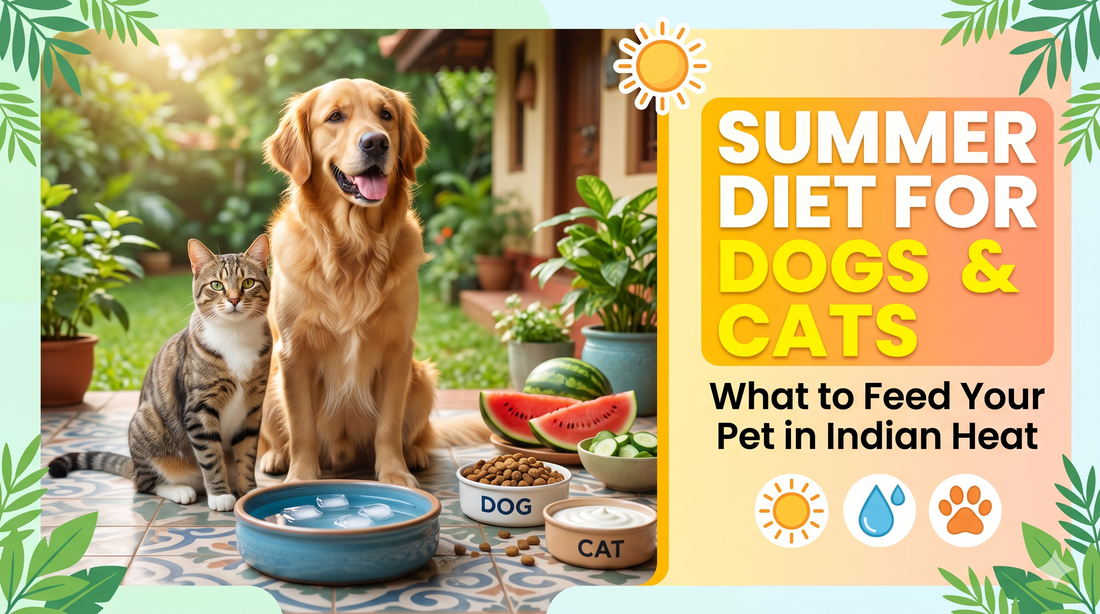 Summer Diet for Dogs & Cats: What to Feed Your Pet in Indian Heat - Wuuff&Meow