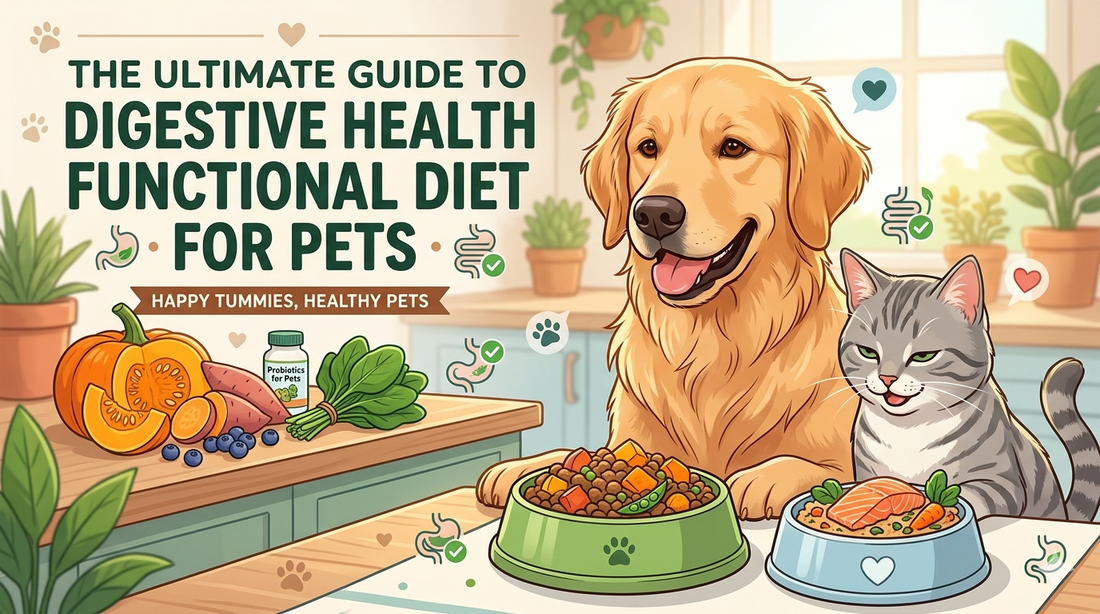 The Ultimate Guide to Digestive Health Functional Diet for Pets - Wuuff&Meow