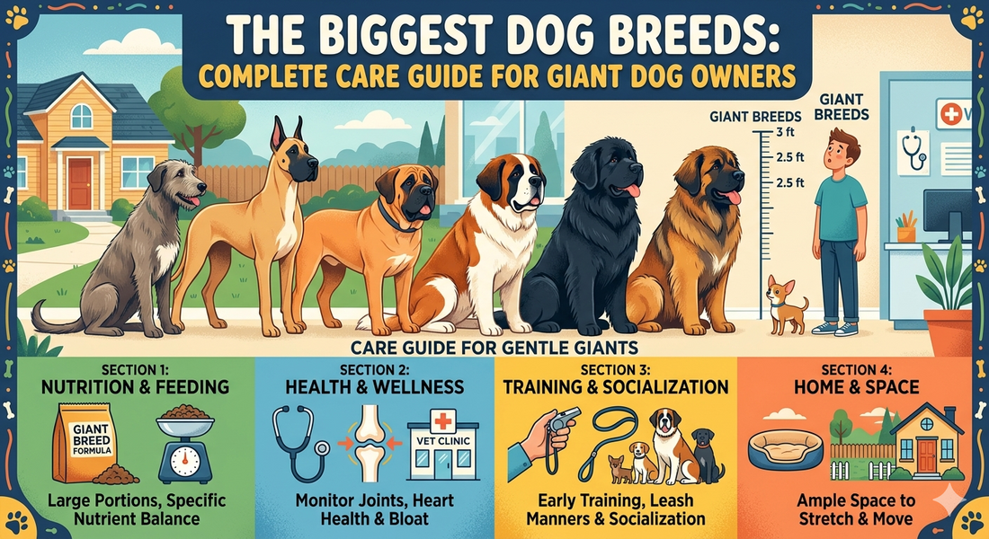 The Biggest Dog Breeds: Complete Care Guide for Giant Dog Owners - Wuuff&Meow