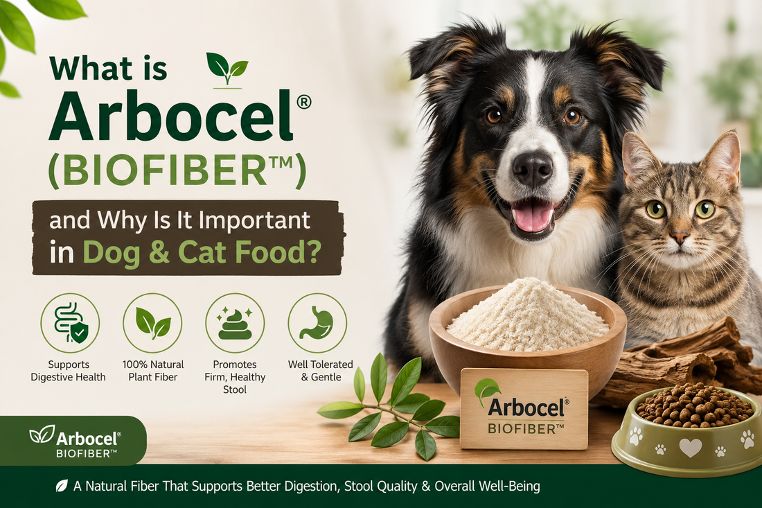 What is Arbocel® (BIOFIBER™)? Why It Matters in Dog & Cat Food | Wuuff & Meow