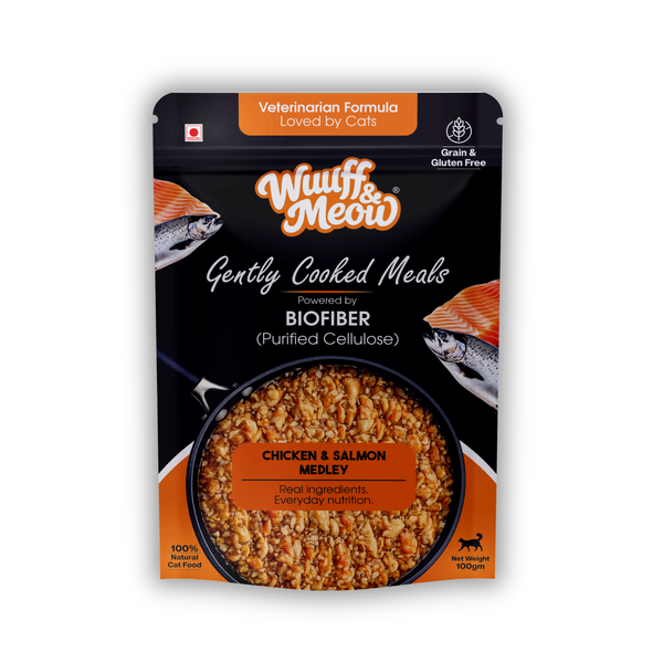 Chicken & Salmon Cat Food | Gently Cooked Healthy Meal