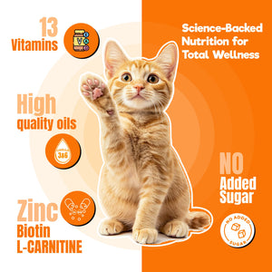 Wuuff&Meow GimCat Multi-Vitamin Paste for Cats Daily Vitality & Immune Support