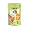 GimCat Chicken Rolls | Low-Calorie Cat Treats with Real Chicken – 100 Rolls