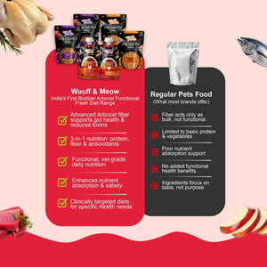 All-In-One Recipes Fresh Cat Food Trial Pack - Zero Preservatives | Pack of 6