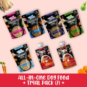 All-In-One Dog Food Trial Pack - General Food, Functional Food & Bone Broth