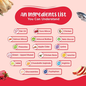 All Cat Monthly Pack (Chicken & Tuna | Chicken & Salmon | K9 Joint Care Broth | K9 Immune Broth) 5+5+5+5 (2–10 kg Cat)