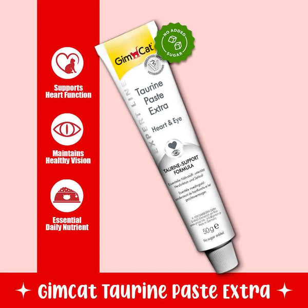 Wuuff&Meow GimCat Taurine Extra Paste for Cats | Supports Heart Health, Vision & Vitality