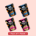 Chicken Combo Wet Dog Food Trial Pack | 100% Natural & Zero Preservatives | Pack of 4