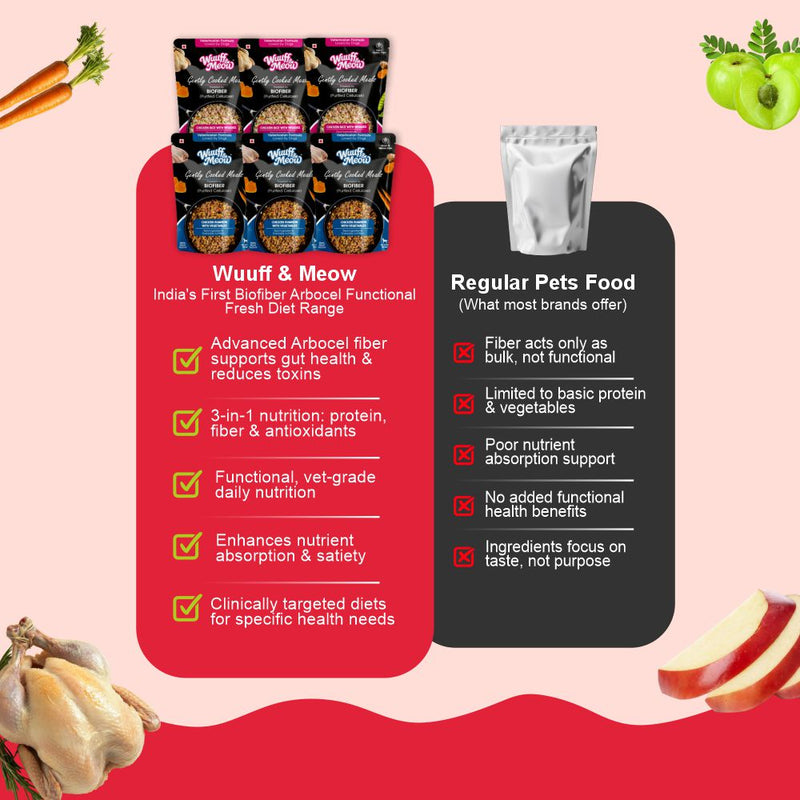 Chicken & Veggies Dog Food Trial Pack (Chicken Rice & Veggies | Chicken Pumpkin) 3+3