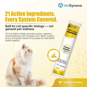 VFCore Feline Vitality — Complete Daily Multivitamin for Cats | 12g Lickable Sachet