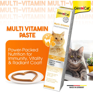 Wuuff&Meow GimCat Multi-Vitamin Paste for Cats Daily Vitality & Immune Support
