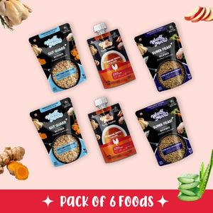 Superfood Power Dog Food Trial Pack (Gut Guard+ | Super Feast+ | K9 Immune) 2+2+2