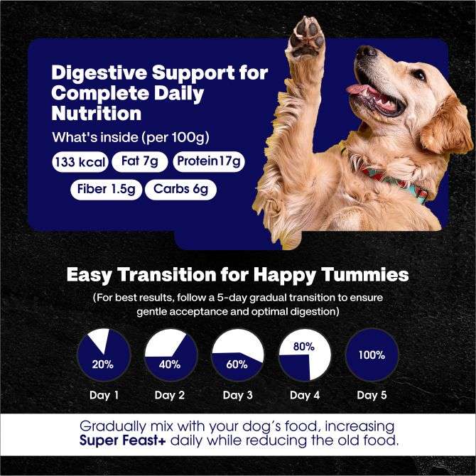 Super Feast+ Multi-Layer Superfood Functional Fresh Dog Food