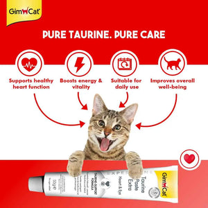Wuuff&Meow GimCat Taurine Extra Paste for Cats | Supports Heart Health, Vision & Vitality