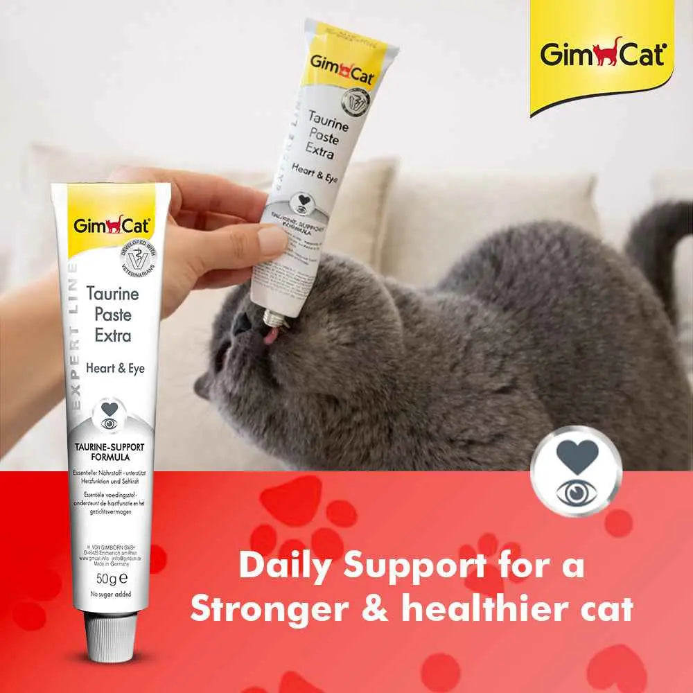 Wuuff&Meow GimCat Taurine Extra Paste for Cats | Supports Heart Health, Vision & Vitality
