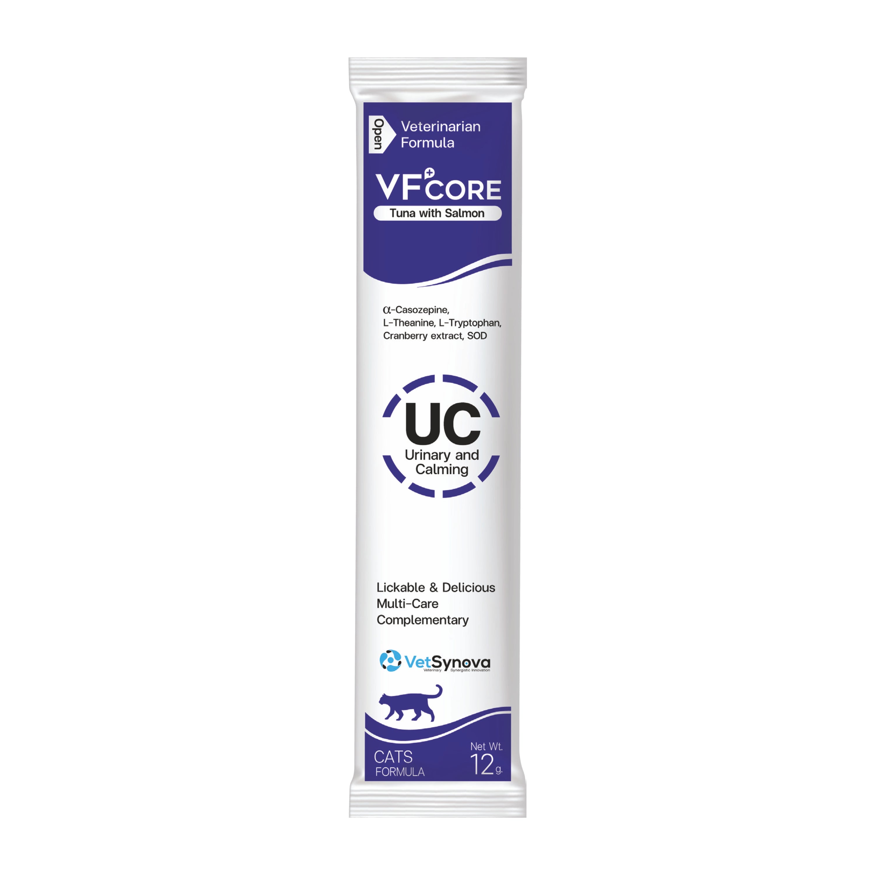 VFCore UC — Urinary & Calming Supplement for Cats | FIC & Stress Relief | 12g Lickable Sachet