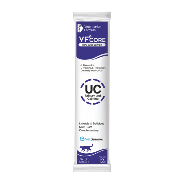 VFCore UC — Urinary & Calming Supplement for Dogs & Cats | FIC & Stress Relief | 12g Lickable Sachet - Wuuff&Meow