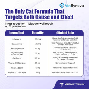 VFCore UC — Urinary & Calming Supplement for Cats | FIC & Stress Relief | 12g Lickable Sachet