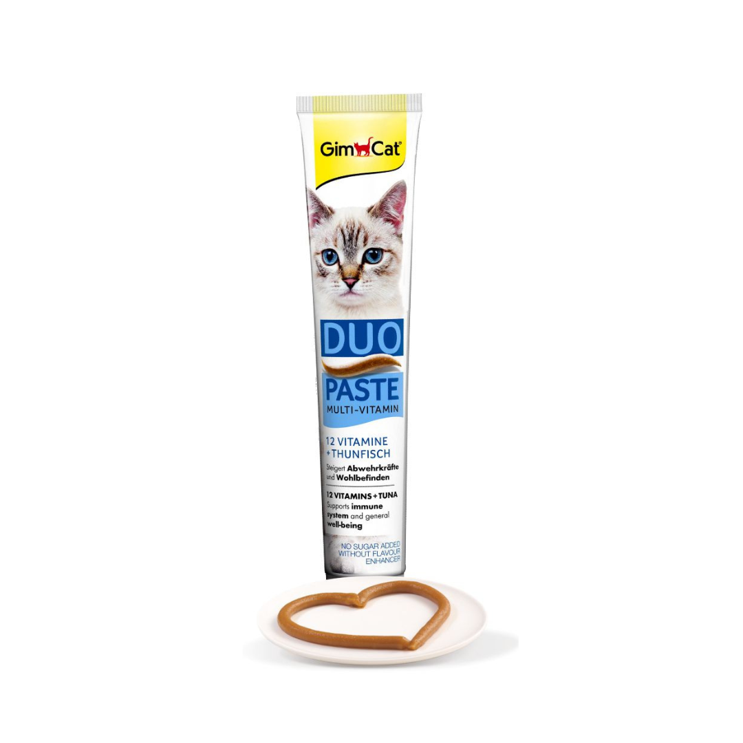 Wuuff&Meow GimCat Duo-Paste Multi-Vitamin Tuna Cat Paste, Best Multivitamin For Cats