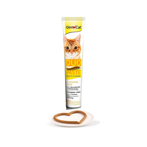 Wuuff&Meow GimCat Duo-Paste Multi-Vitamin & Cheese for Cats Daily Immunity & Vitality Support