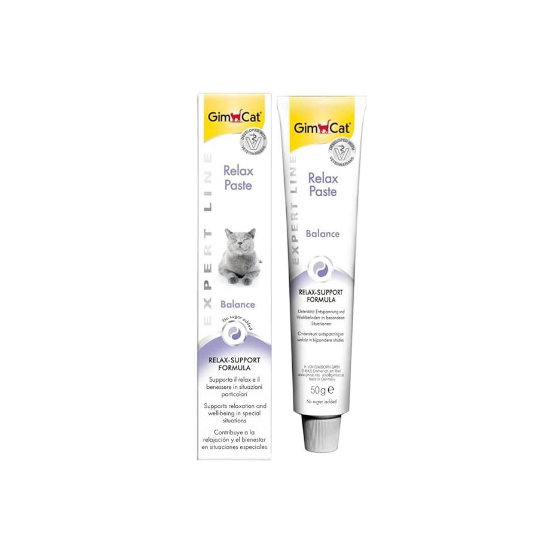 Wuuff&Meow GimCat Relax Paste for Cats Supports Calmness & Stress Relief