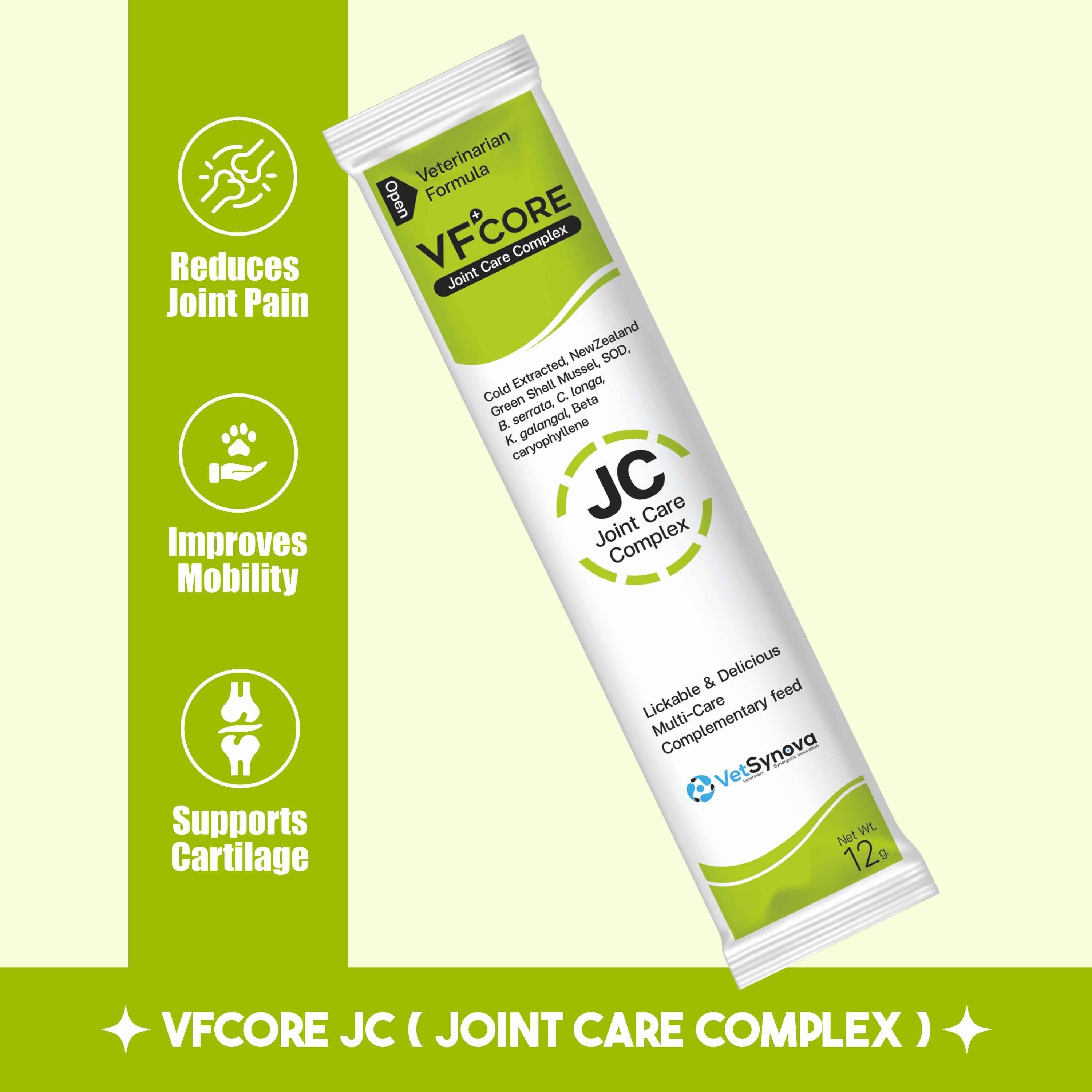 VFCore JC — Advanced Joint Care Supplement for Cats | 12g Lickable Sachet