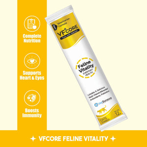 VFCore Feline Vitality — Complete Daily Multivitamin for Cats | 12g Lickable Sachet