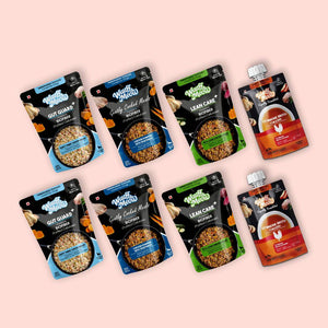 Weight & Gut Reset Dog Food Trial Pack (Lean Care+ | Gut Guard+ | K9 Immune | Chicken Pumpkin) 2+2+2+2