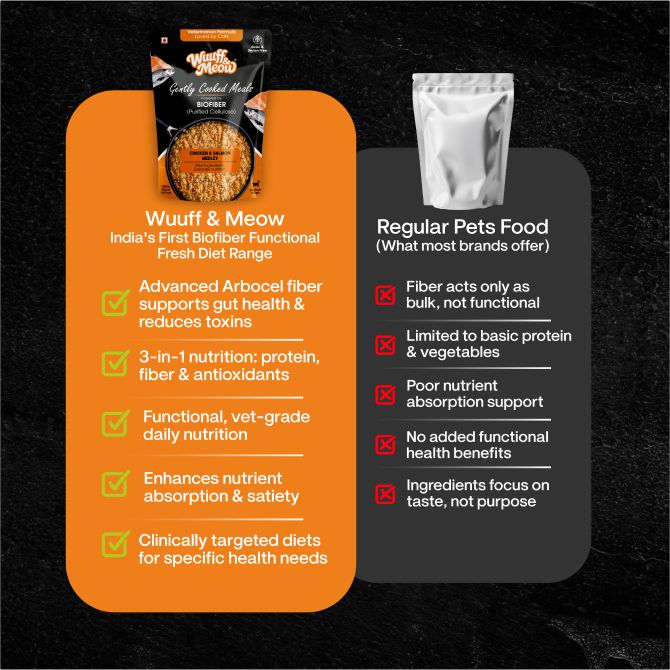 Chicken & Salmon Medley Cat Food | Gently Cooked Fresh Wet Food For Cat | 100g | Powered By BioFiber - Arbocel Purified Plant-Based Fiber