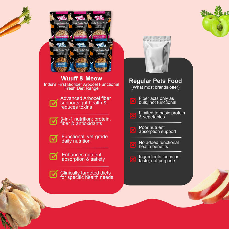 Chicken & Veggies Dog Food Trial Pack (Chicken Rice & Veggies | Chicken Pumpkin) 3+3