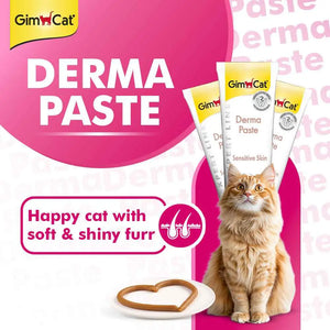Wuuff&Meow GimCat Derma Paste for Cats | Helps Soothe Sensitive Skin & Improve Coat