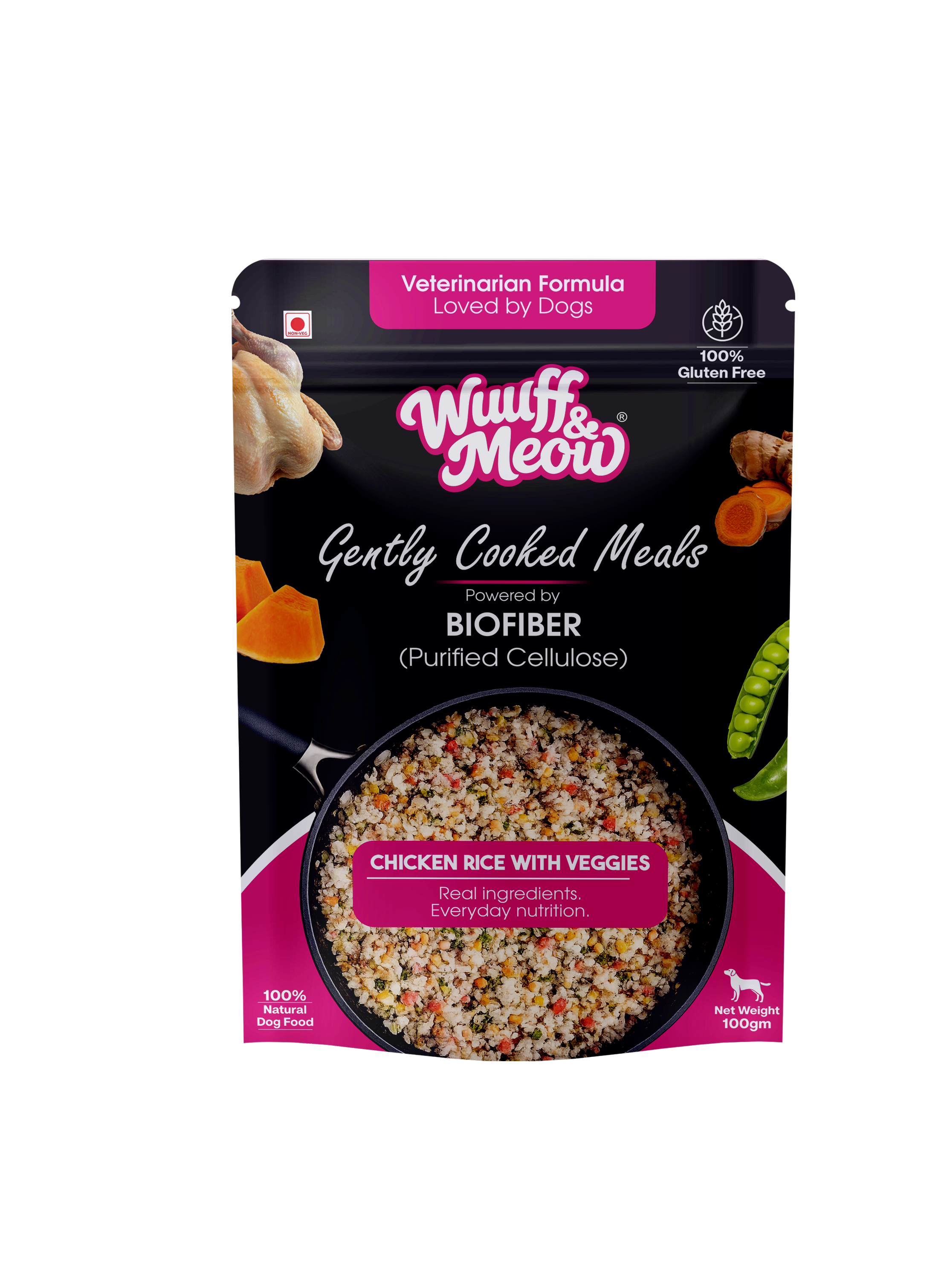 Gently Cooked Chicken, Rice & Veggies Dog Food | Healthy Wet Meal