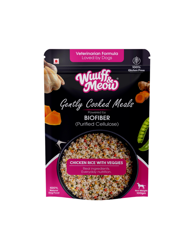 Gently Cooked Chicken, Rice & Veggies Dog Food | Healthy Wet Meal