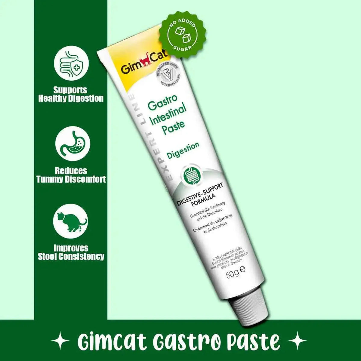 GimCat Gastrointestinal Paste for Cats | Digestive Health & Gut Support