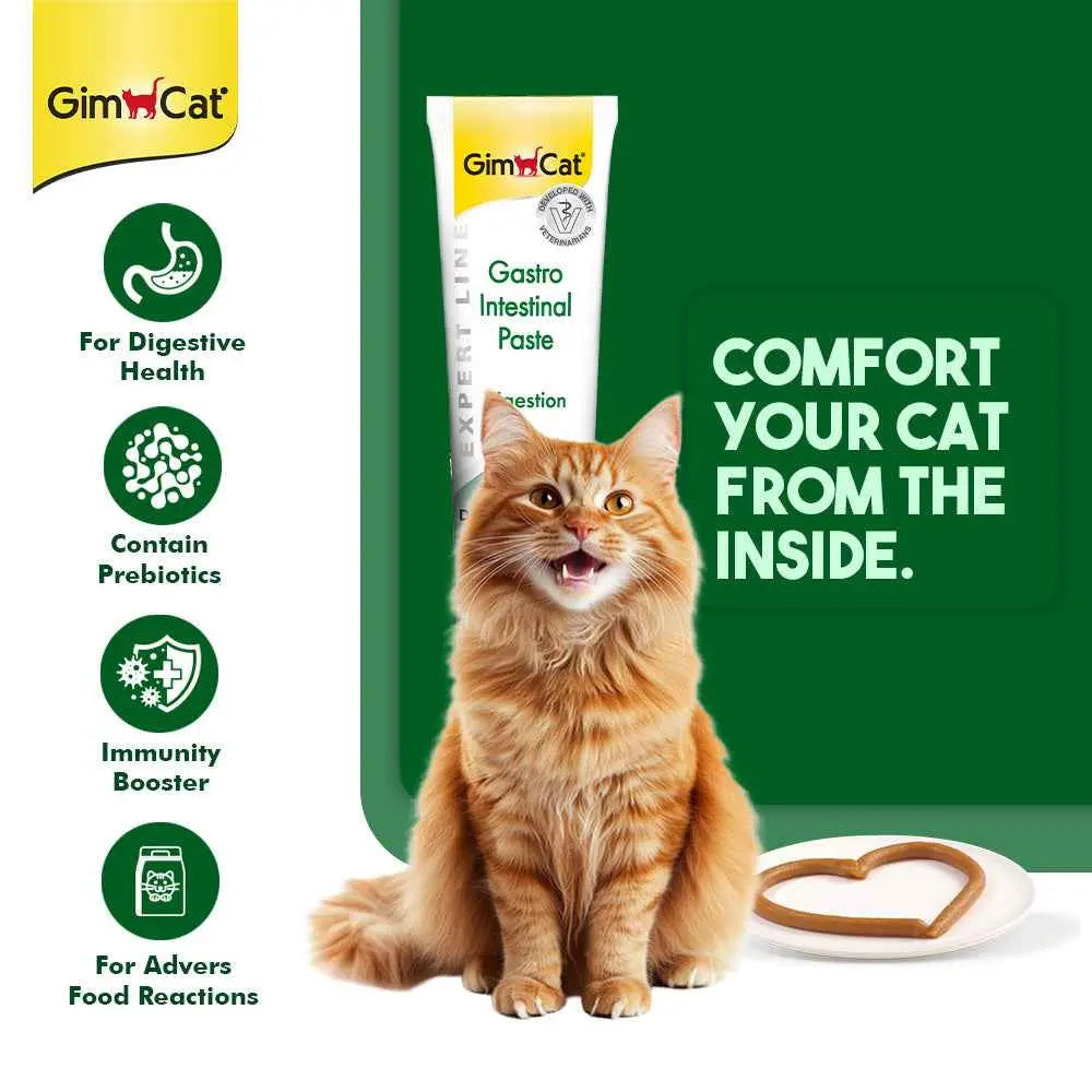 Wuuff&Meow GimCat Expert Line Gastrointestinal Paste for Cats | Cat Digestion Supplement