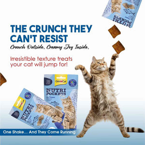 GimCat Nutri Pockets Fish – Crunchy Tuna Cat Treats