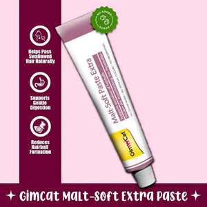 GimCat Malt-Soft Extra Paste for Cats | Hairball Control & Digestive Support