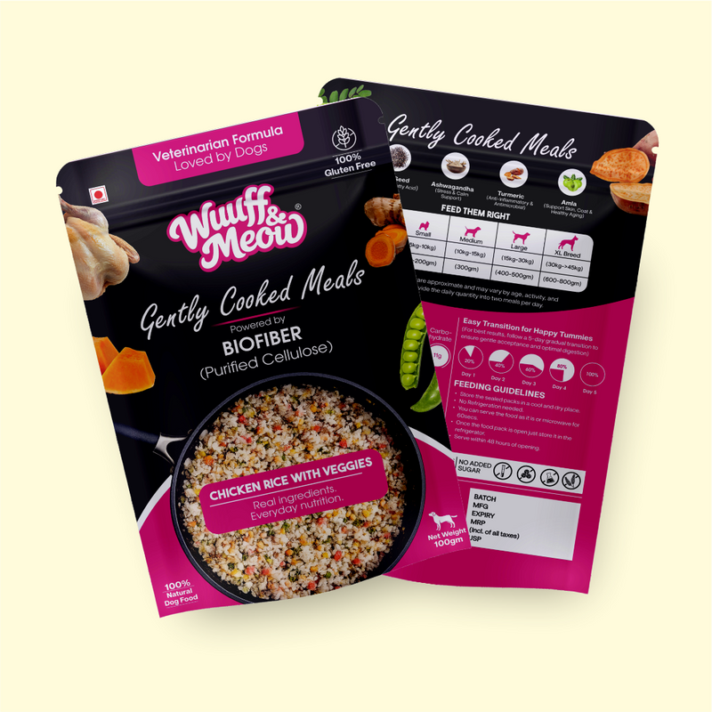 Gently Cooked Chicken, Rice & Veggies Dog Food | Healthy Wet Meal