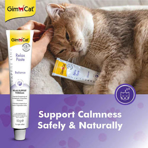 Wuuff&Meow GimCat Relax Paste for Cats Supports Calmness & Stress Relief